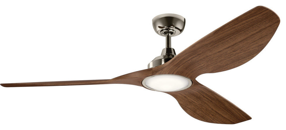 Kichler 300365PN 65"Ceiling Fan, Polished Nickel Finish