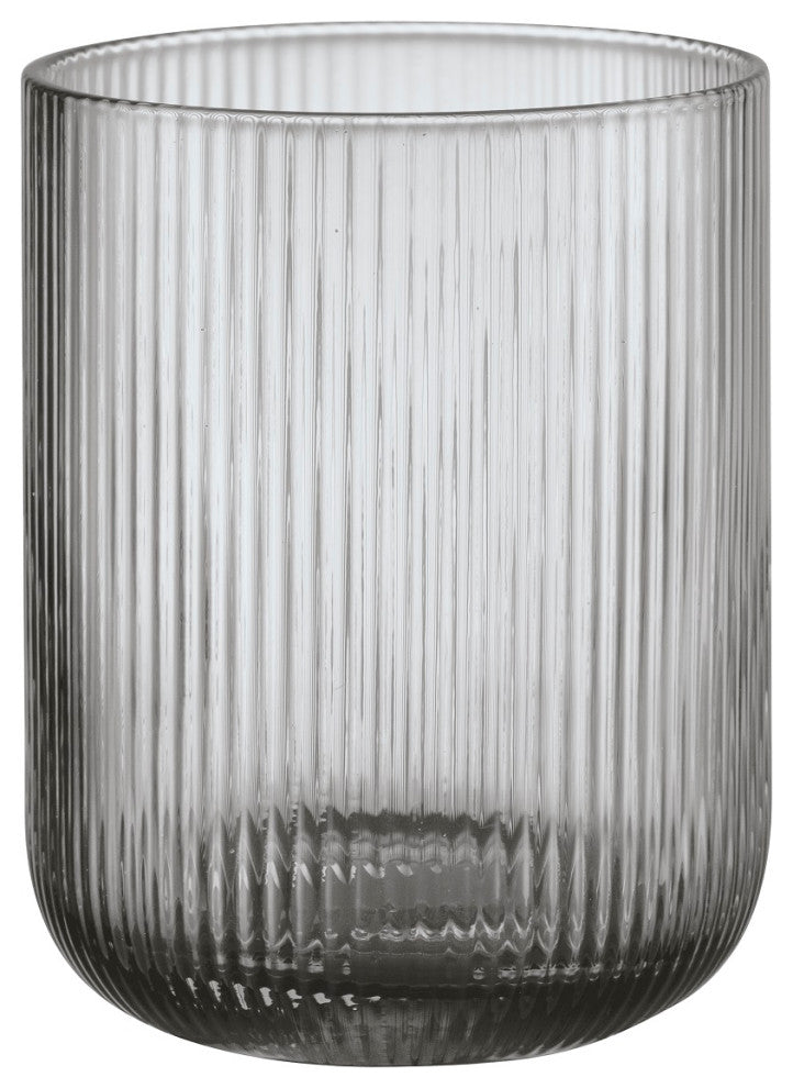 Ven Hurricane Lamp Candle Holder Small, Smoke Glass