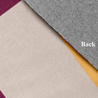 Bold Blocks Modern & Contemporary Chenille Area Rug, Maroon Red, 5'x7'
