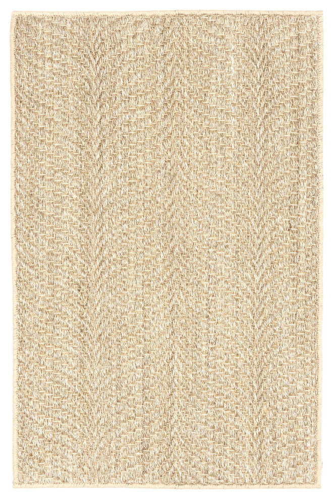 Dash & Albert Wave Sand Woven Sisal Rug, Natural, 2' x 3'