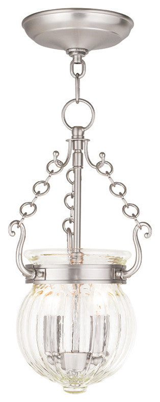 Everett Pendant, Brushed Nickel