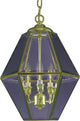 3-Light Polished Brass Interior Pendant