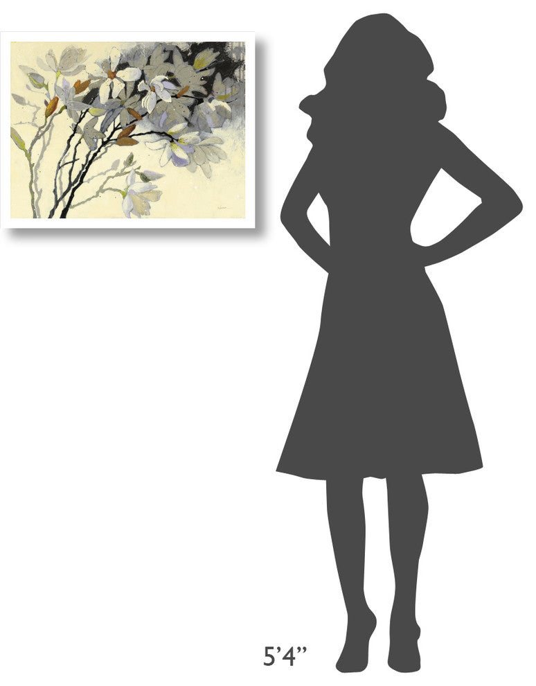 "Magnolias" Digital Paper Print by Shirley Novak, 26"x20"