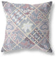 16 Gray Pink Patch Indoor Outdoor Throw Pillow