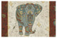"Elephant Caravan IA" Digital Paper Print by Daphne Brissonnet, 20"x14"