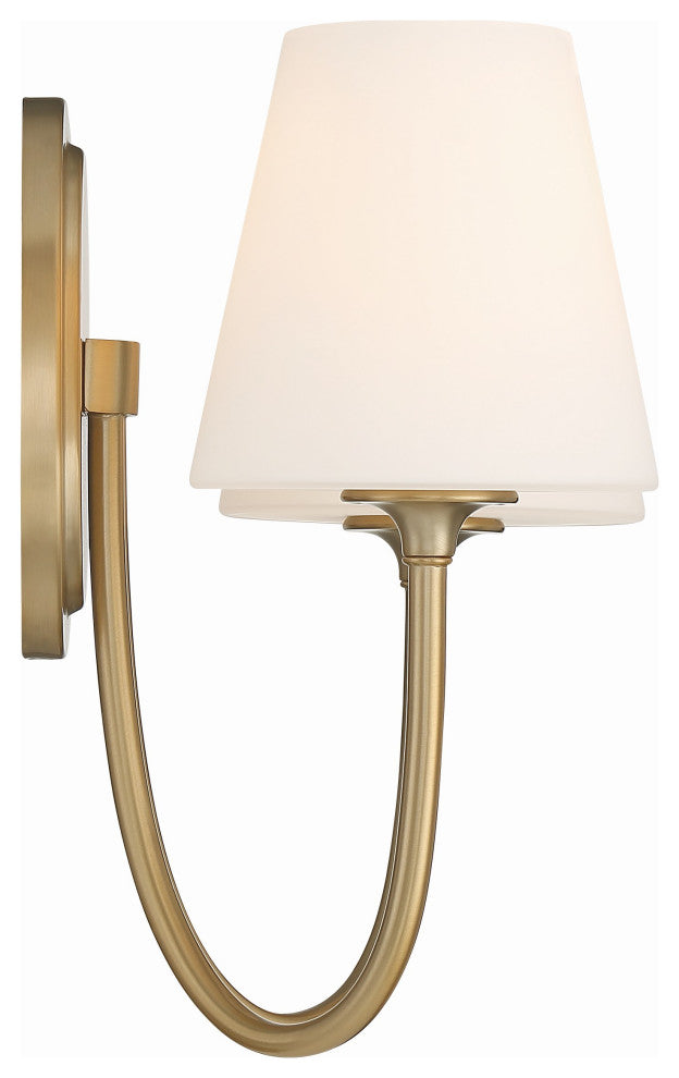 Juno 2-Light Vibrant Gold Wall Mount