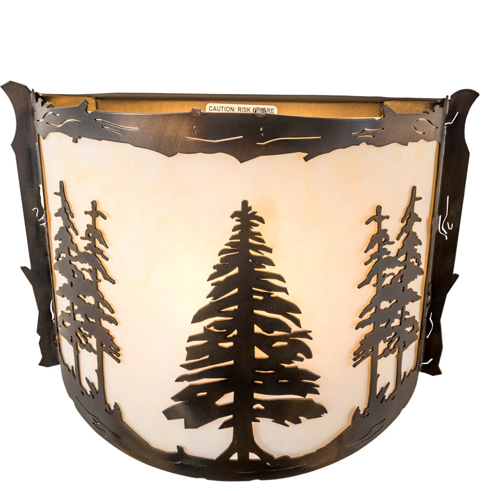 12 Wide Tall Pines Wall Sconce