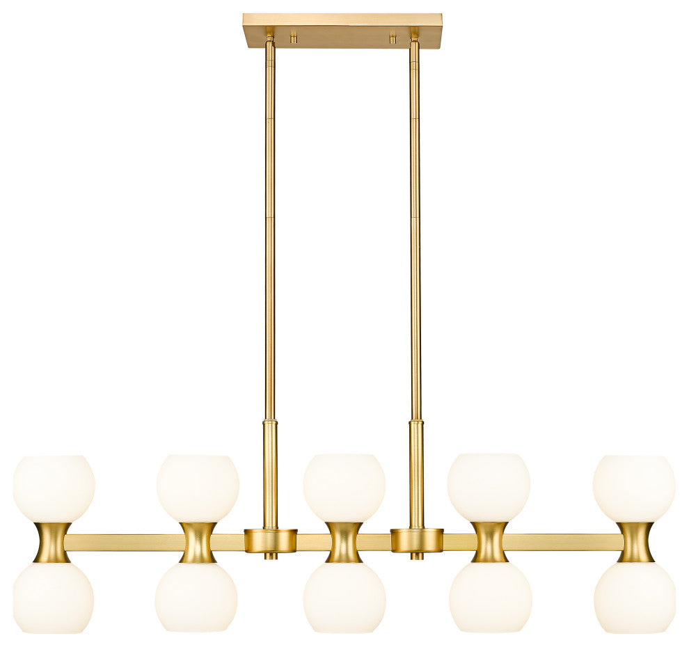 Z-LITE 10-Light Island, Modern Gold