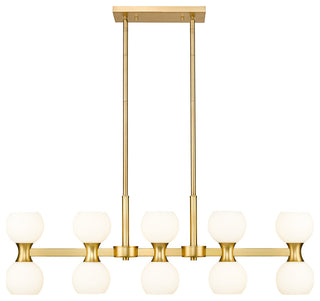 Z-LITE 10-Light Island, Modern Gold