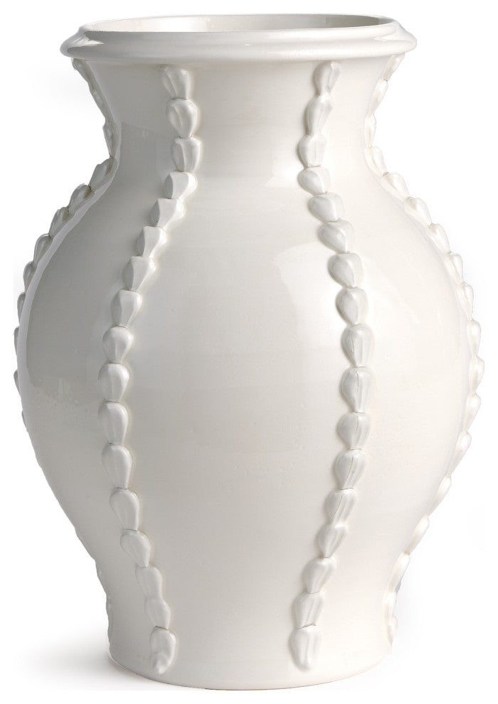 Positano White Vase