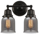 Innovations 623-2W-BK-G53 2-Light Bath Vanity Light, Matte Black