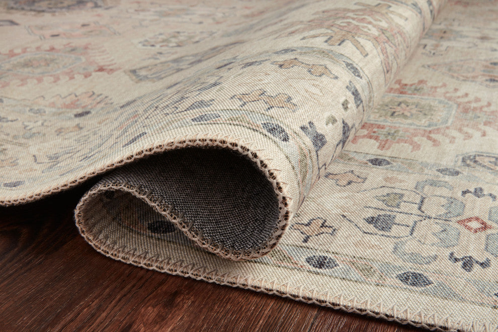 Loloi II Hathaway Printed HTH-04 Beige Multi Area Rug, 2'x5''