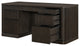 Contemporary Wood Credenza, Office Desk, Brown