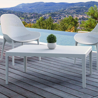 Compamia 39" Sky Lounge Table, White