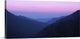 "Smokey Mountain Twilight" Wrapped Canvas Art Print, 30"x14"x1.5"