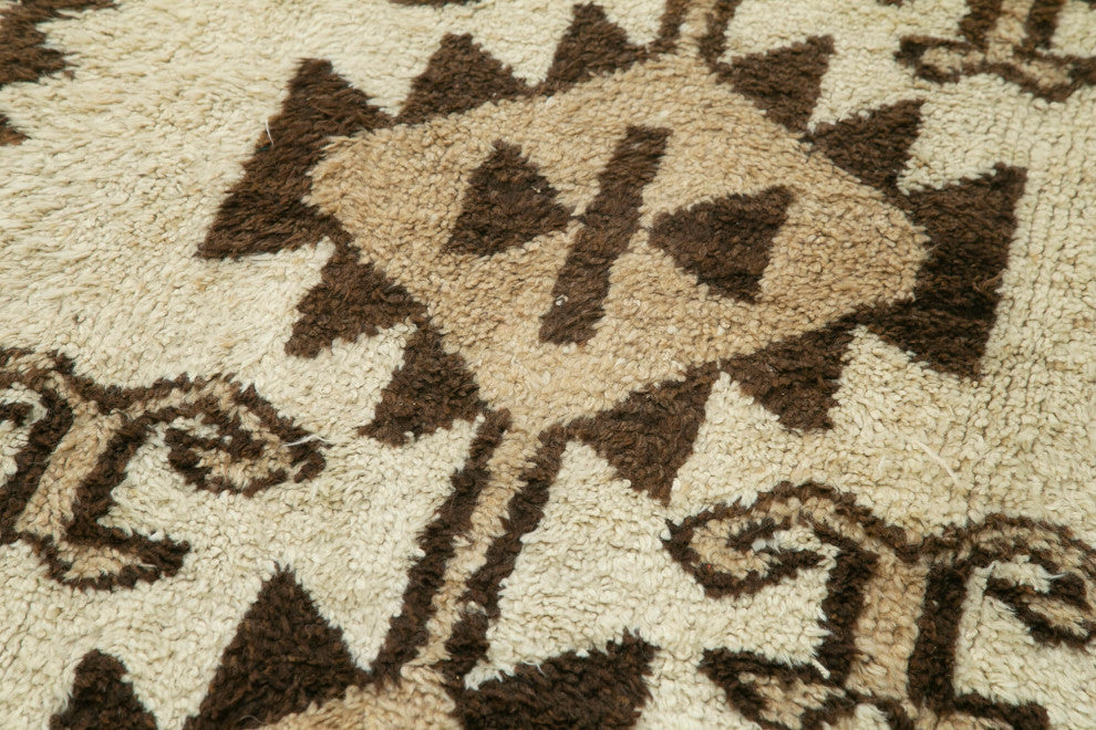 Rug N Carpet - Handmade Turkish 3' 5" x 10' 2" Unique Runner Rug