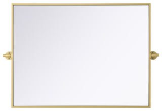 Home Living 24x32 Pivot Mirror, Brass