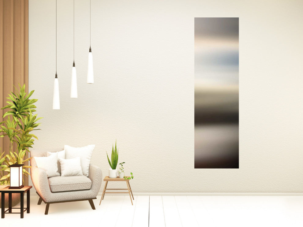 Shades of Blue Gradient 2 Giclee Wrap Canvas Wall Art