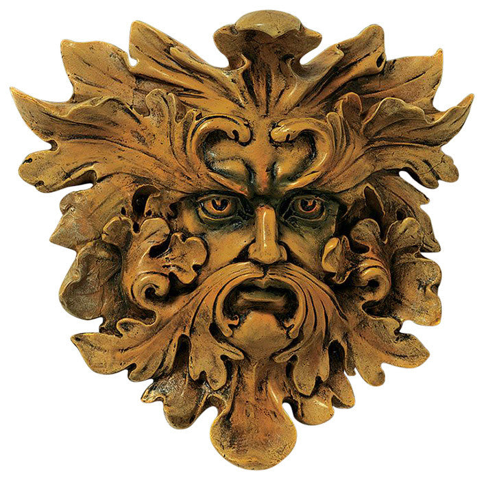Oak King Greenman Plaque