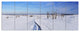 Hautes Fagnes in Belgium Panorama, Seashore Canvas Wall Art, 70"x28", 6 Panels