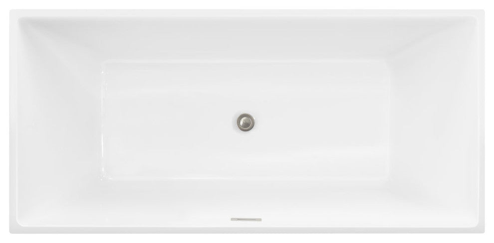 Freestanding One-Piece Acrylic Bathtub LTF4