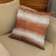 Plutus Orange Brown Furever Faux Fur Throw Pillow, 20" x 20"
