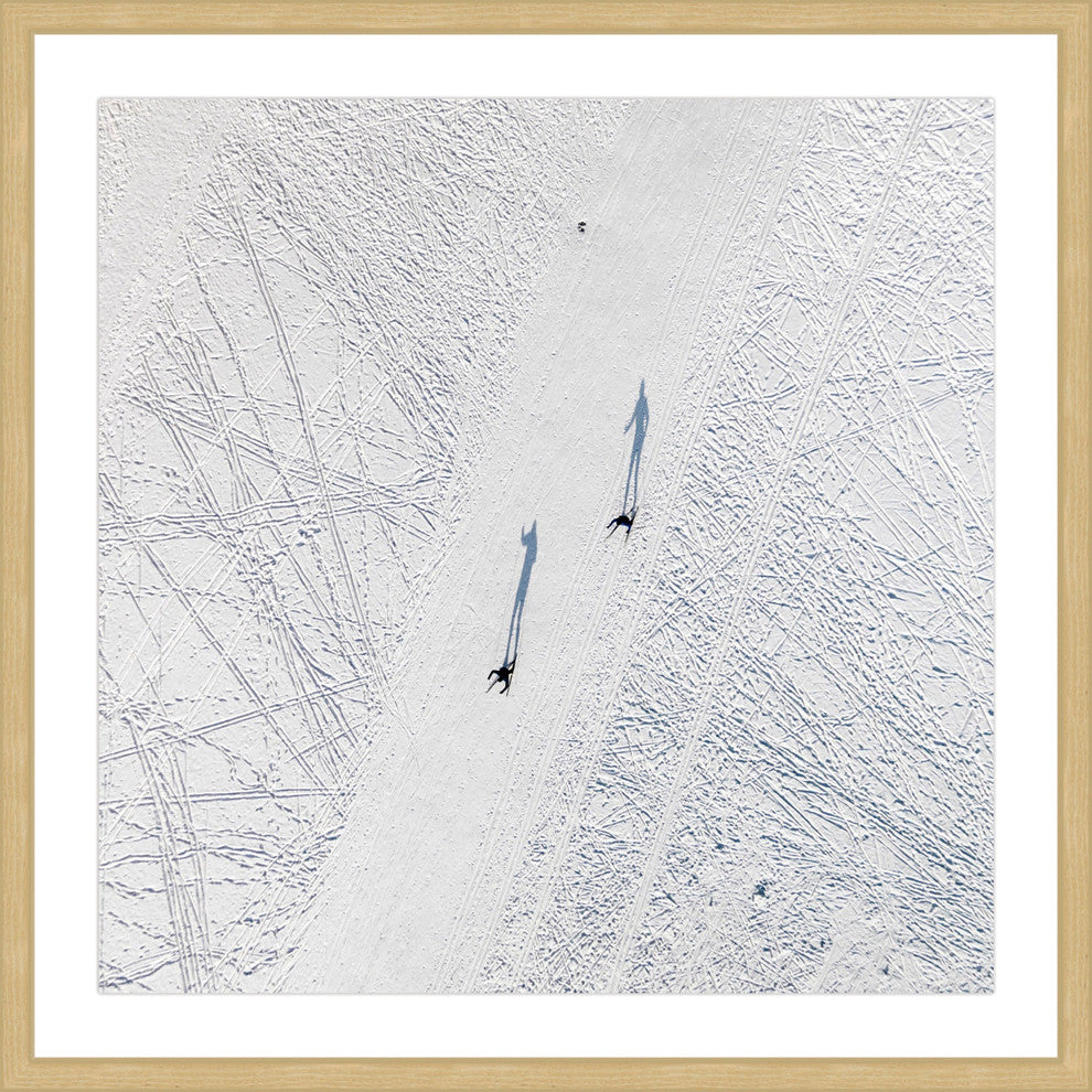 "Two Travelers" Framed Print by Karolis Janulis