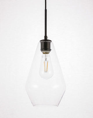 Elegant Lighting LD2260 Gene 7"W Mini Pendant - Brass