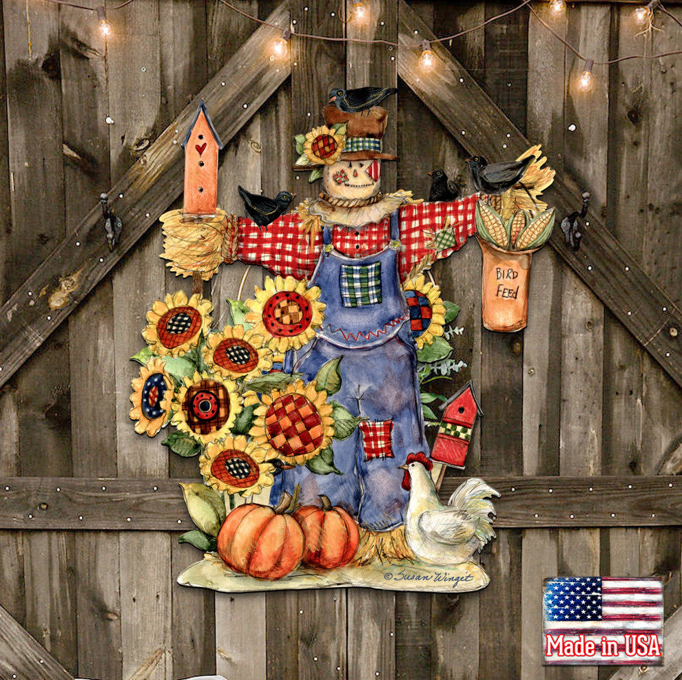Bethany Scarecrow Halloween Door Decor