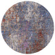 Ahgly Company Indoor Round Mid-Century Modern Area Rugs, 7' Round