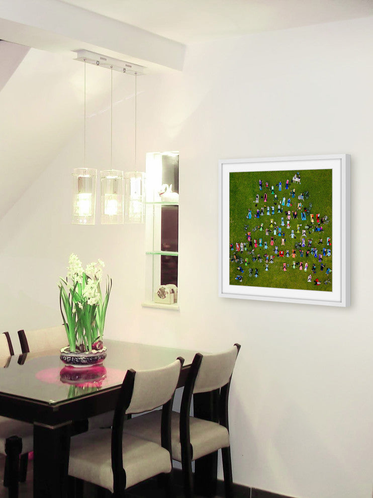 "Legs Apart" Framed Print by Karolis Janulis