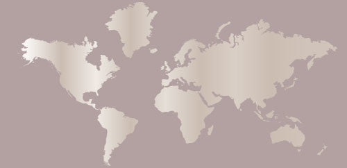Studio Map Mural, Tan and Taupe Gradient, Peel and Stick, 1 Panel, 87"x42"