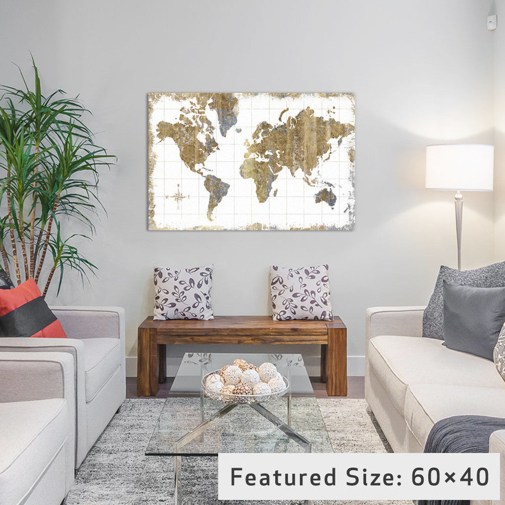 Gilded Map by All That Glitters