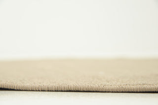 Unique Loom Light Brown Solid Williamsburg 5' 0 x 5' 0 Round Rug