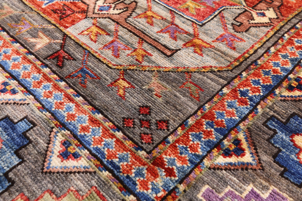 Hand Knotted Bokhara Wool Rug 8' 3" X 10' 1" - Q12426