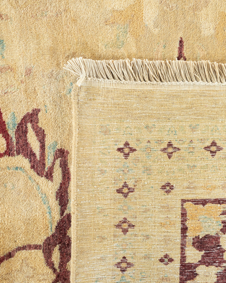 Addison, One-of-a-Kind Hand-Knotted Area Rug Ivory, 9'2"x11'10"