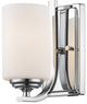 Bordeaux 1 Light Wall Sconce, Chrome
