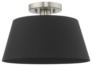 Livex Lighting Brushed Nickel 1-Light Ceiling Mount