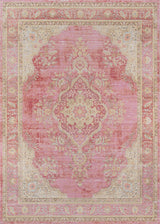 Isabella ISA-1 Machine Made Area Rug, Pink, 7'10"x10'6"