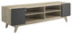 Tread 70" Media Console TV Stand, Natural Gray