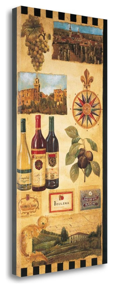 "Wine Country I" By Liz Jardine, Giclee Print on Gallery Wrap Canvas
