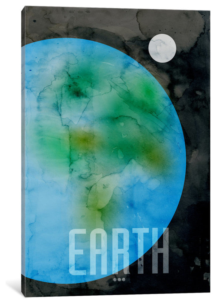 "The Planet Earth" by Michael Tompsett, Canvas Print, 40x26"