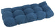 42"x19" U-Shaped Tufted Settee/Bench Cushion, Indigo