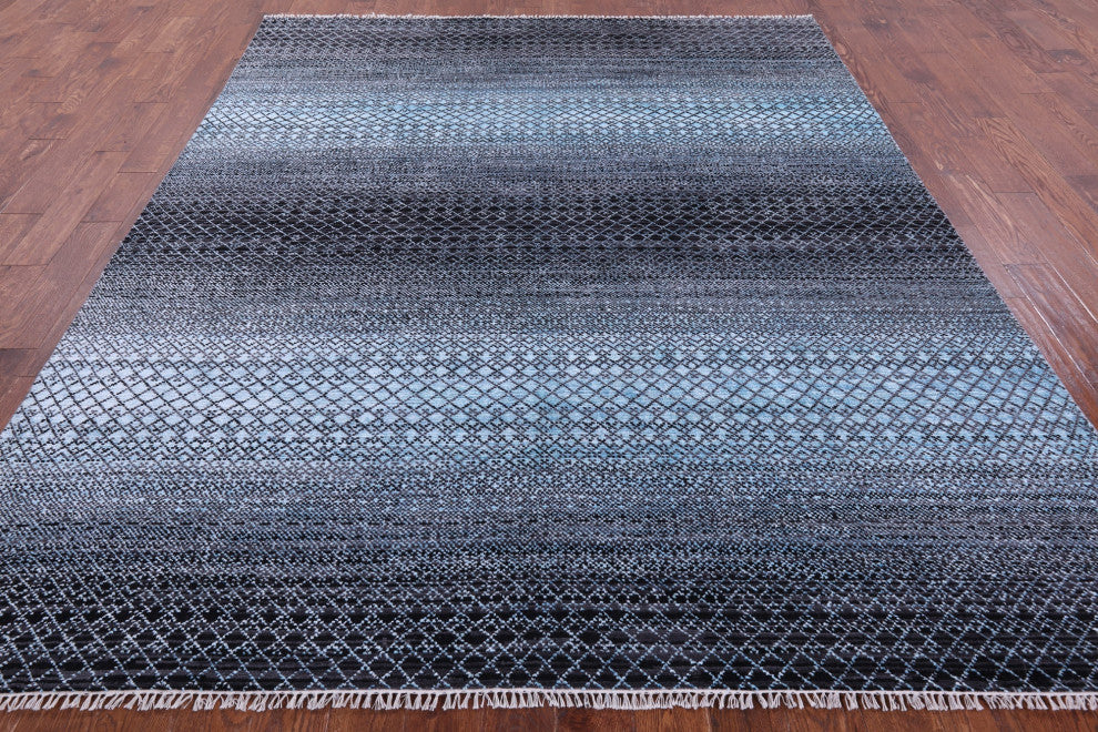 Handmade Savannah Grass Wool & Silk Rug 8' 0" X 9' 10" - Q15452