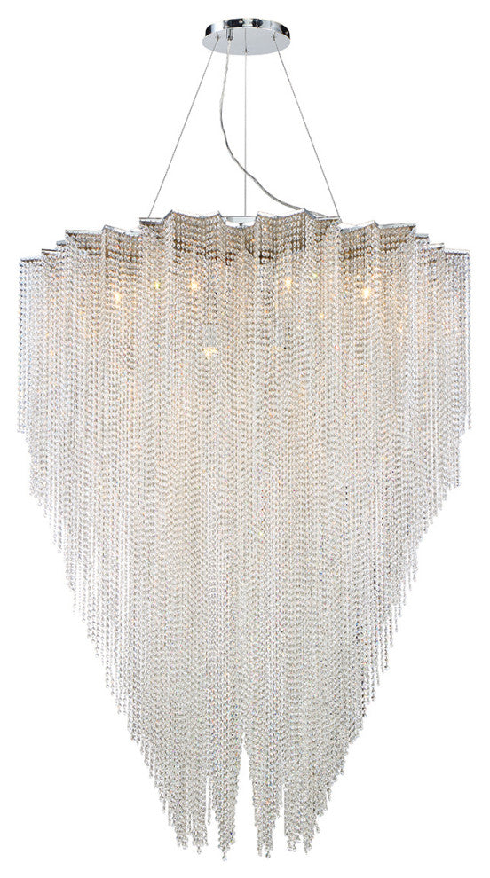 12-Light Luxe Large Chandeliers by Eurofase