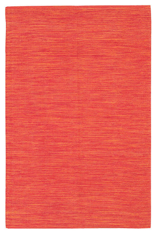 India Contemporary Area Rug, Bright Red, 7'9"x10'6" Rectangle