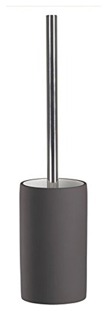 Anthracite Gray Porcelain Bathroom Accessories, Pur, Toilet Brush Set