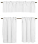 Luxury Window Treatments, Subtle Pinstripe With Sequin Accents, Cream White