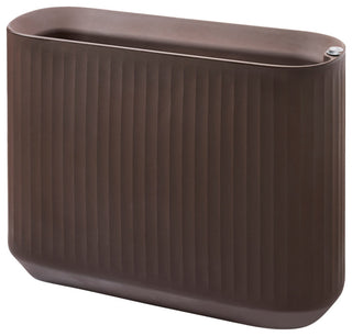 TruDrop Self-Watering Modular Privacy Planter Box - Bark, 40"x14"x30"H