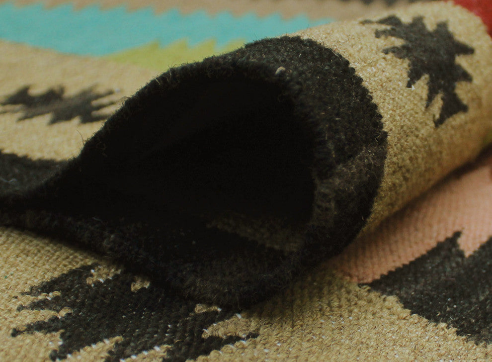 Sangat Kilim Mikenn Lt. Brown Rug